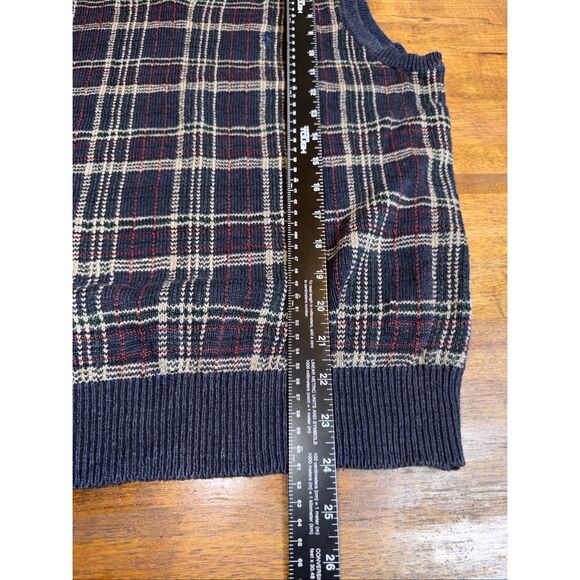 Vintage Polo Ralph Lauren Sweater Tartan Vest - Picture 5 of 5